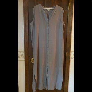 Eileen Fisher NY 100% Line e Sleeveless Maxi Dress